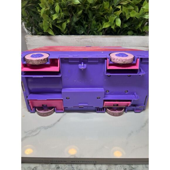 Vtg 1995 Galoob Pound Puppies Van Bus Circus Camp Compact Vehicle 1 Grey Pup - Picture 10 of 12